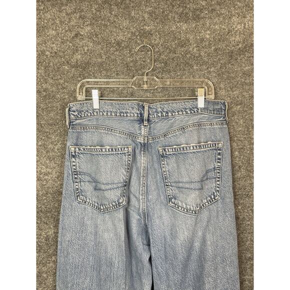 American Eagle Jeans Women's Size 12 Supper High Rise Baggy Wide Leg - Picture 7 of 14